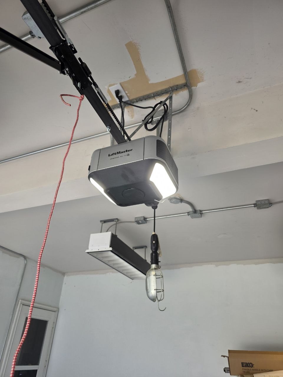 New LiftMaster belt-drive garage door opener installed in Imperial, MO